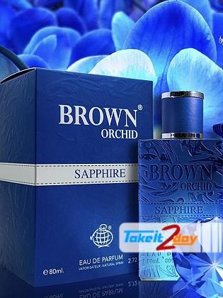 Fragrance World Brown Orchid Sapphire Perfume For Men 80 ML EDP